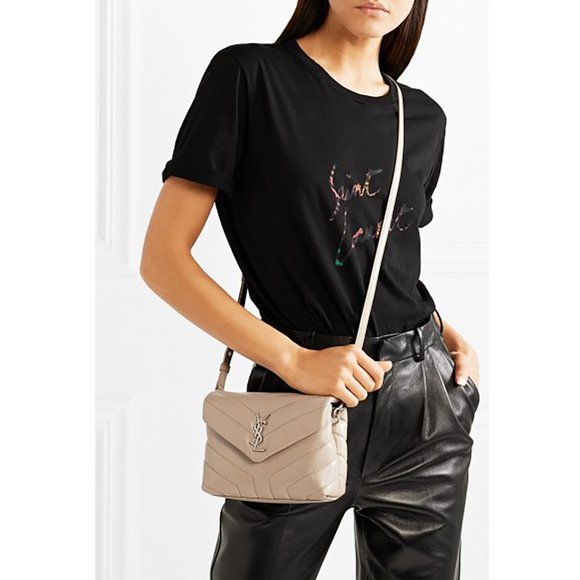 Saint Laurent Monogram Loulou Toy Matelassé Leather Cross Body Bag - Picture 2 of 10